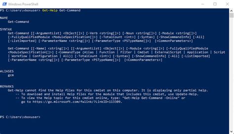 Afbeeldingsresultaten voor Help Command in PowerShell