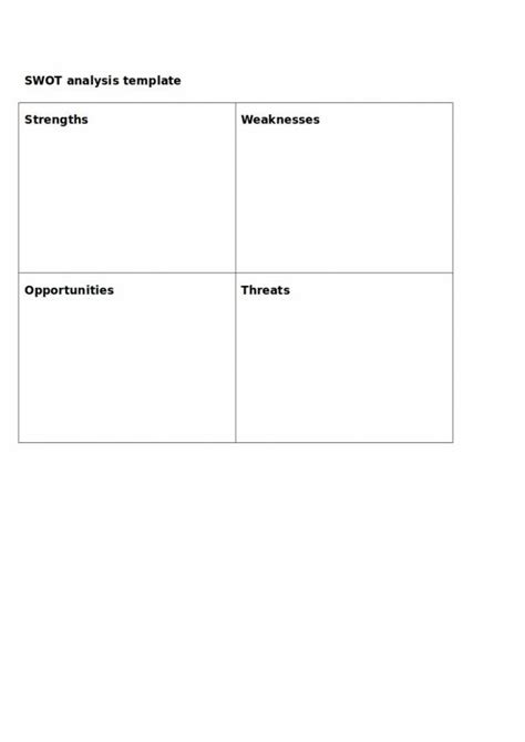 Image result for College SWOT Analysis Example