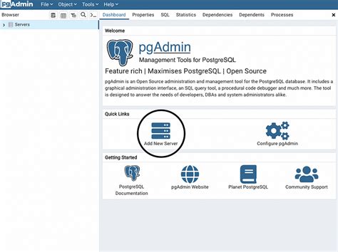 Image result for How to Create a Server in pgAdmin