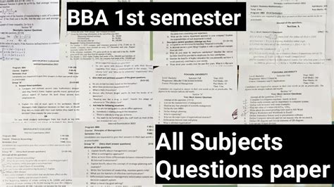 Image result for BBA Semester 1 Question Paper