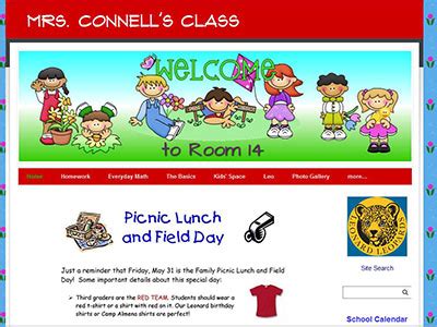 Image result for Classroom Website Examples