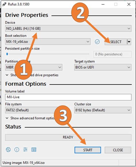 Toradh íomhá ar Linux USB SRD