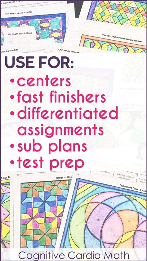 Color by Clasification a 7th Grade Math Worksheet に対する画像結果