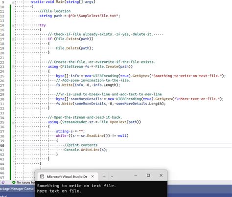Toradh íomhá ar How to Create a Text File in Java