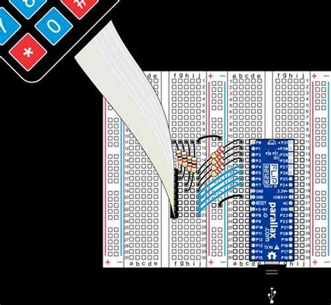 Image result for Arduino 4x4 Keypad Pinout
