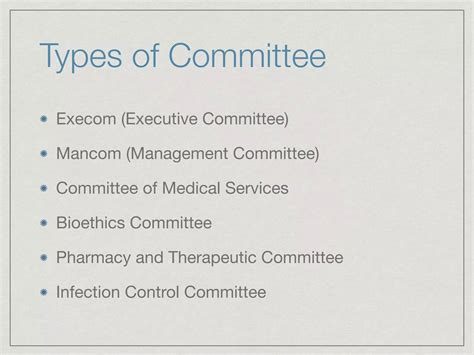 Image result for Hospital Committee Structure