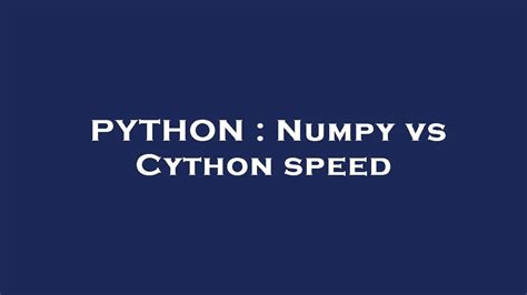 Image result for Numpy Operations Speed vs Python