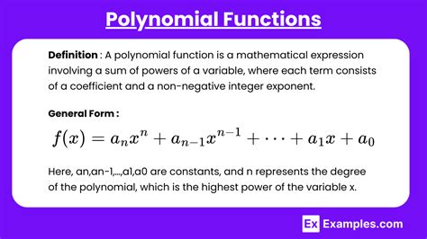 Image result for A Polynomial Function Examples