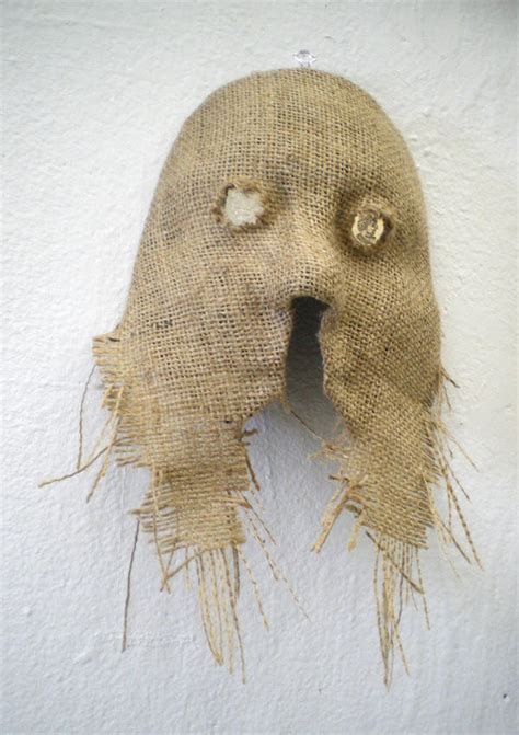 Image result for Burlap Mask Tutorial