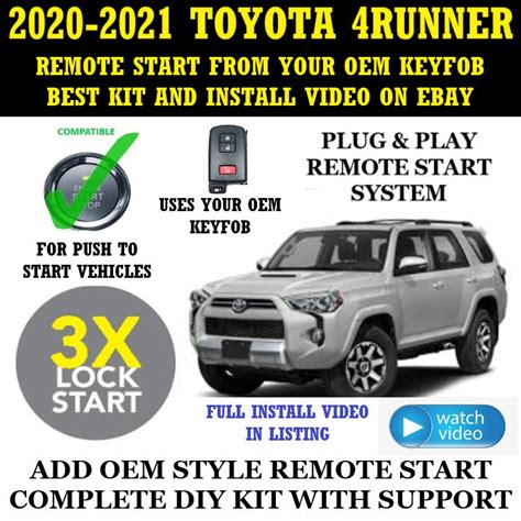 Image result for 2021 4Runner Remote Start