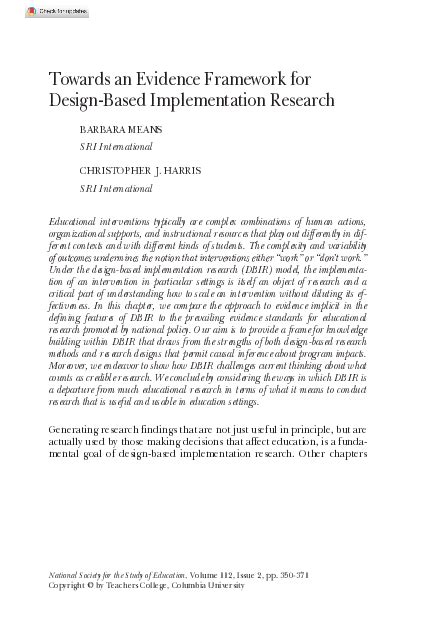 Image result for Design-Based Implementation Research