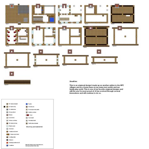 Minecraft house layout and blueprints - lopersjourney