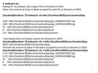 Toradh íomhá ar Hadoop Shell Commands
