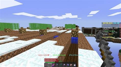 Afbeeldingsresultaten voor How to Get Snow in Hypixel Skyblock