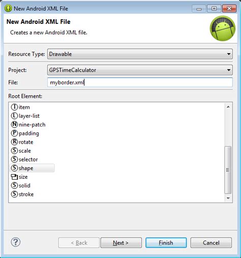 Toradh íomhá ar Layout Border Android
