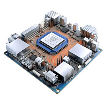 Toradh íomhá ar Central Processing Unit 3D Model