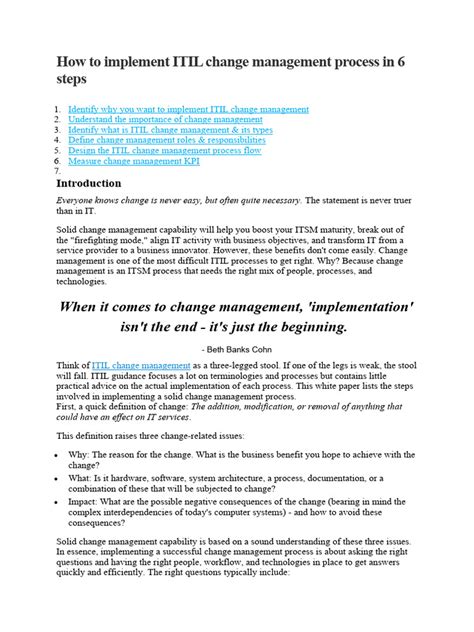 ITIL Change Management Process Flow に対する画像結果