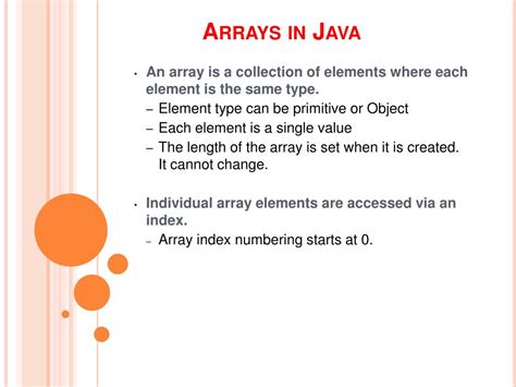Image result for Arrays in Java PPT
