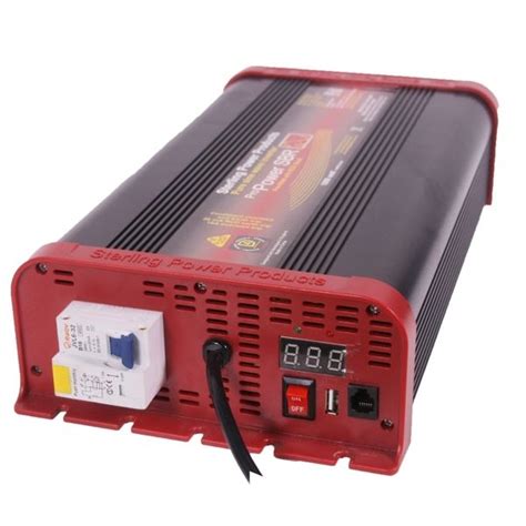 Image result for 1000W Pure Sine Wave Power Inverter DC 12V to 110V AC McMaster-Carr