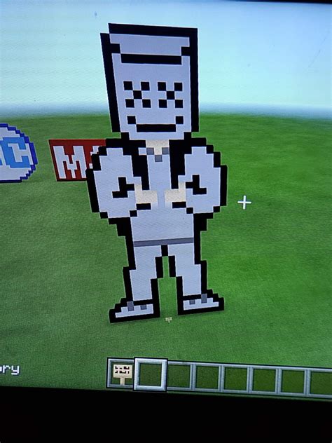 Marshmello Face Pixel Grid に対する画像結果