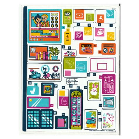 Image result for LEGO Sticker Sheets Blank
