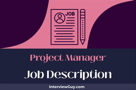 Image result for Project Manager Job Description Sample
