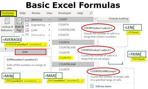 نتيجة الصورة لـ Excel-Formula List Function