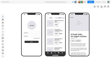 Image result for iOS App UI Wireframe Printable