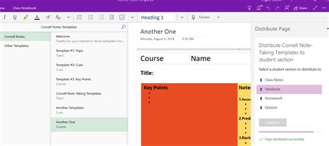 OneNote Note Taking Template に対する画像結果