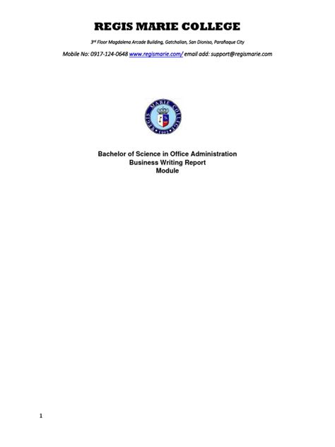 Image result for Written Report Module