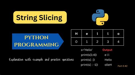 Image result for Python Slicing Thony