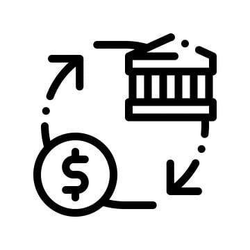 Image result for Transaction Icon with Black Background