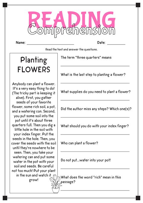 Image result for Reading Worksheet Generator