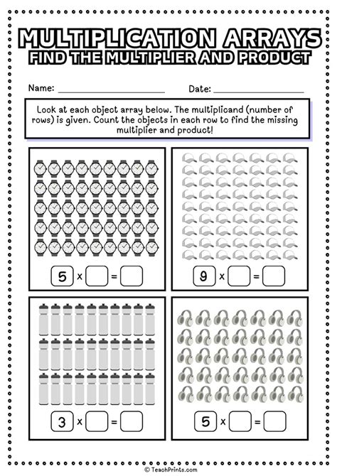 Multiplication Array Worksheets Free に対する画像結果