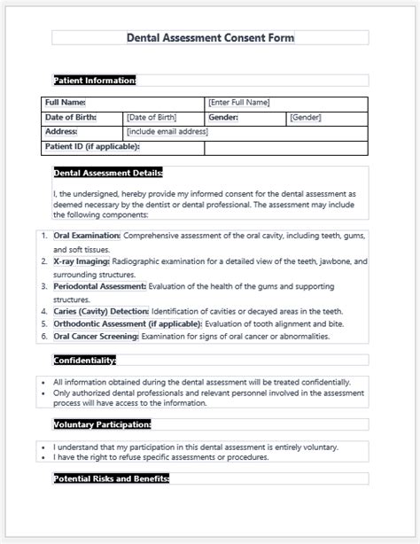 Bildergebnis für Assessment Consent Form