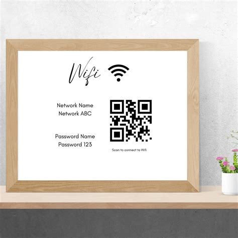 Image result for Wi-Fi QR Code Sign