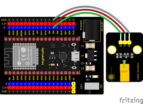 Toradh íomhá ar Keyestudio Arduino Board
