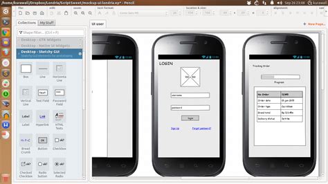 Image result for Contoh Mockup Aplikasi Desa