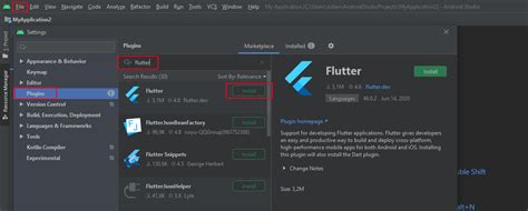 Toradh íomhá ar Flutter Development in Android Studio