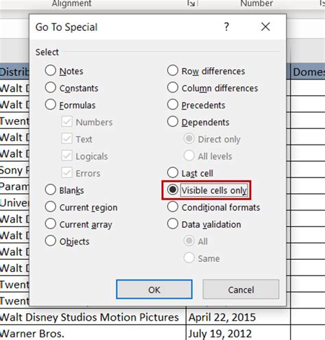 Image result for How to Paste Only Visible Cells Excel