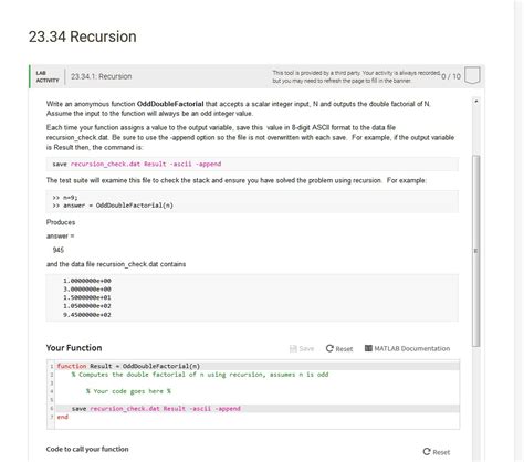 Image result for Examples of Recursion MATLAB