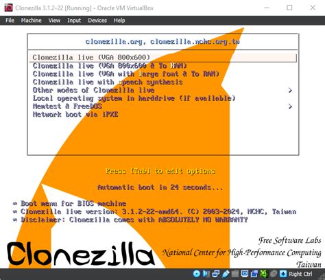 Image result for Clonezilla Setup