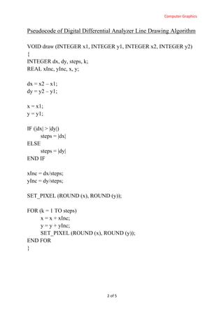 Image result for Digital Differential Analyzer Algorithm