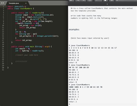 Toradh íomhá ar Any Count Principle in Java