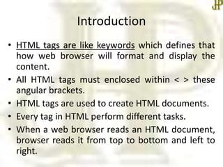 Image result for What Are Different Basic HTML Tags