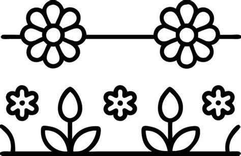 Image result for Simple Flower Line Pattern