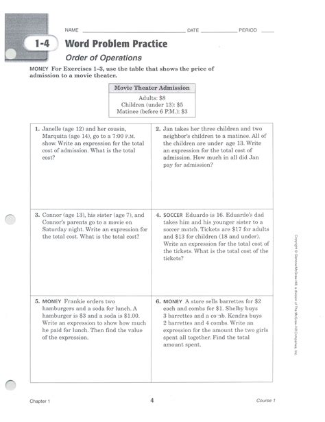 Toradh íomhá ar Worksheet in Math Basic Operation with Answer Key