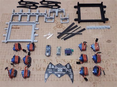 Toradh íomhá ar Arduino Spider Robot