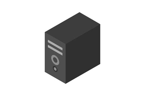 Image result for Isometric Computer with Storage Device