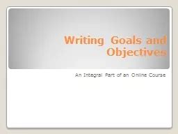 Image result for Writing Goals and Objectives Examples
